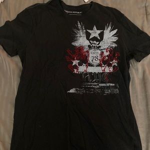 NWT Black Banana Republic Graphic T-Shirt Medium